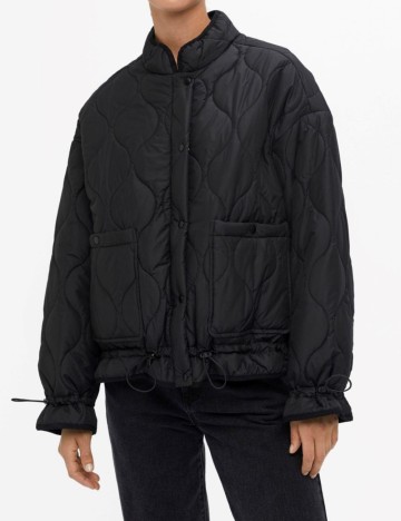 Geaca Oversize Object, negru