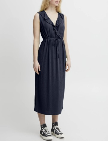 Rochie medie Ichi, bleumarin