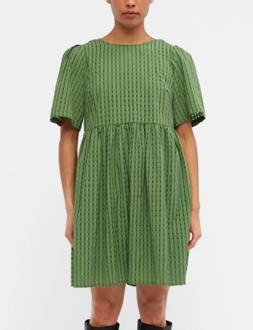 Rochie scurta Object, verde