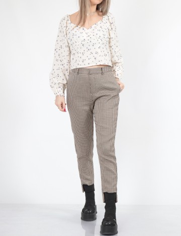 Pantaloni NA-KD, bej