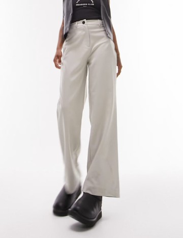 Pantaloni Top Shop, gri