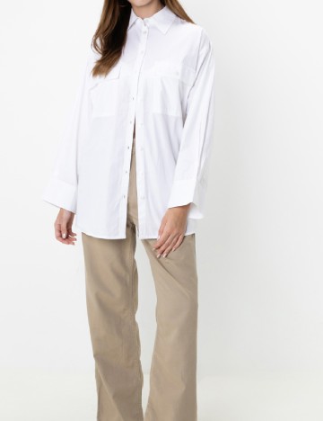 Camasa Oversize ASOS, alb