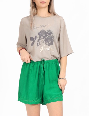 Pantaloni scurti Vero Moda, verde