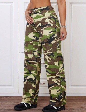 Pantaloni SHEIN, army