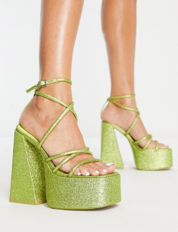 Sandale ASOS, verde