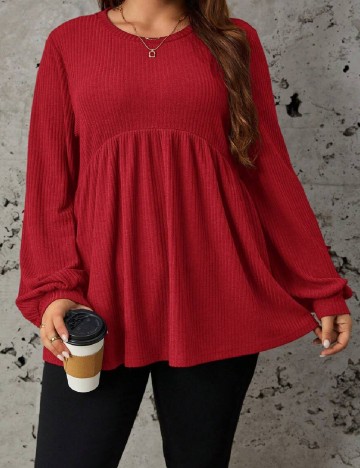 Bluza SHEIN CURVE, rosu