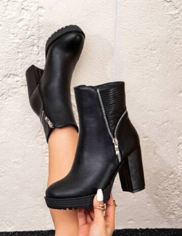 Botine SHEIN, negru