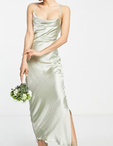 Rochie lunga ASOS, verde