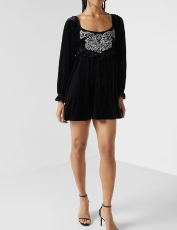 Rochie scurta Miss Selfridge, negru
