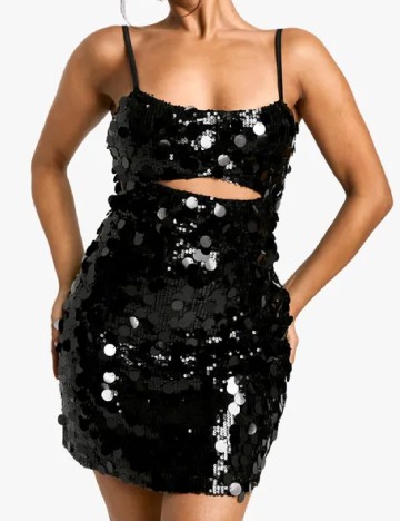 Rochie scurta Boohoo, negru