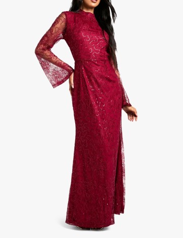 Rochie lunga Boohoo, visiniu