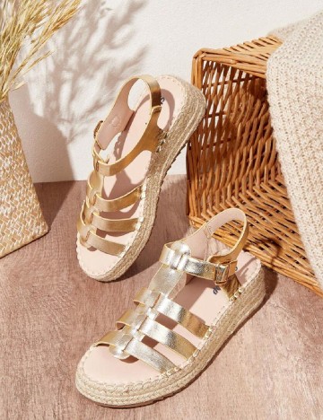 Sandale SHEIN, auriu