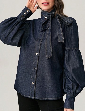 Camasa SHEIN, bleumarin
