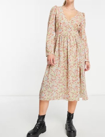 Rochie medie Monki, floral print