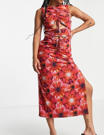 Rochie medie Top Shop, rosu