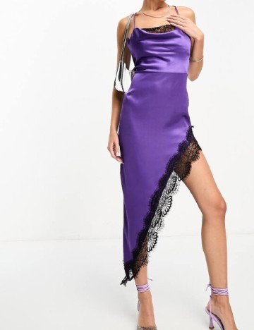 Rochie medie NAANAA, mov