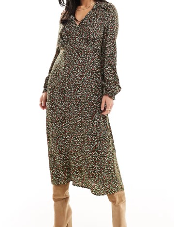 Rochie medie Nobody s child Maternity, floral print