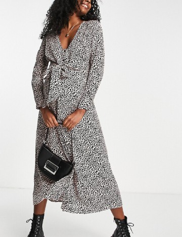 Rochie medie Asos Maternity, animal print