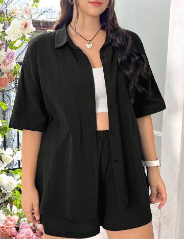 Compleu SHEIN CURVE, negru