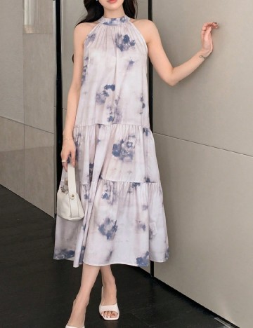 Rochie medie Dazy, lila