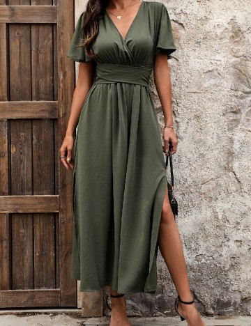 Rochie lunga SHEIN, verde