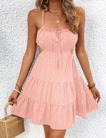 Rochie scurta SHEIN, roz