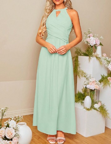 Rochie lunga SHEIN, verde