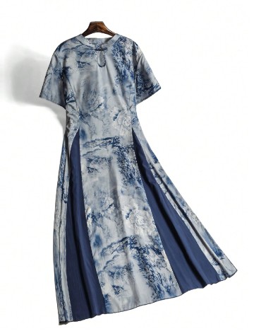 Rochie medie SHEIN CURVE, gri