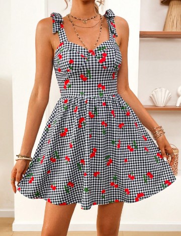 Rochie scurta SHEIN, alb/negru