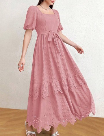 Rochie medie SHEIN, roz