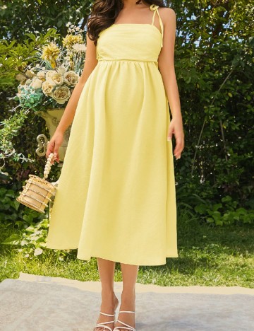 Rochie medie SHEIN, galben