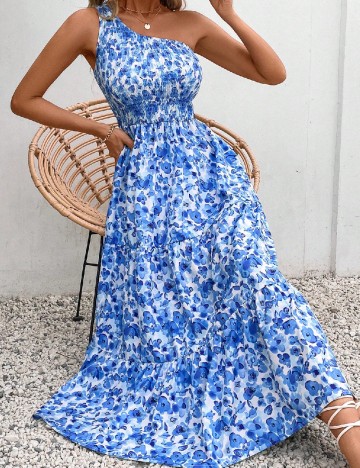 Rochie lunga SHEIN, albastru