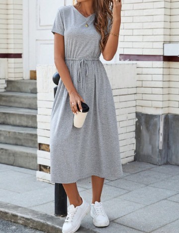 Rochie medie SHEIN, gri