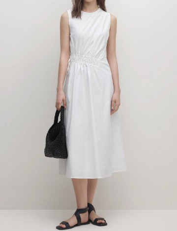 Rochie medie SHEIN, alb