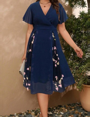 Rochie medie SHEIN, albastru