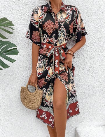 Rochie medie SHEIN, negru