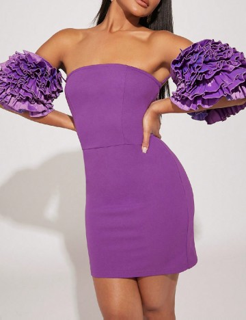 Rochie scurta SHEIN, mov