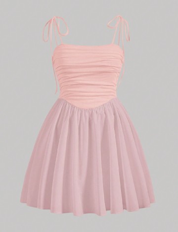 Rochie scurta SHEIN CURVE, roz