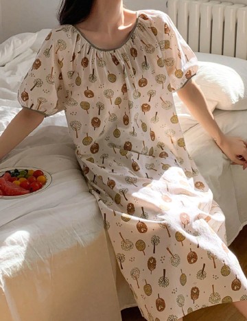 Rochie de noapte Dazy, crem