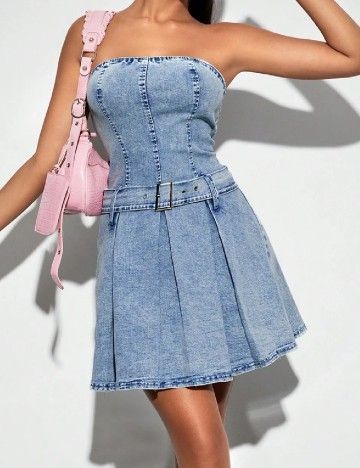 Rochie scurta SHEIN, albastru