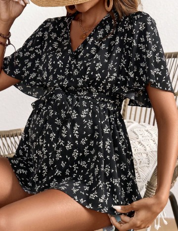 Bluza SHEIN Maternity, negru