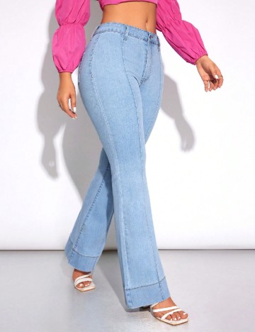 Blugi SHEIN, albastru deschis