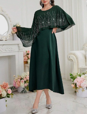 Rochie lunga SHEIN, verde