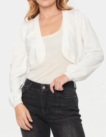 Bolero Saint Tropez, alb