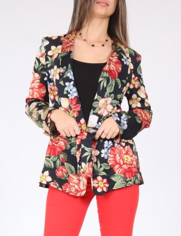 Blazer Zra, floral print