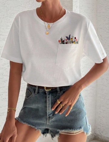 Tricou SHEIN, alb
