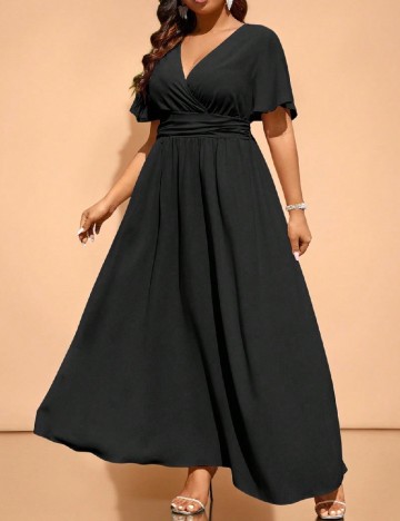 Rochie lunga SHEIN CURVE, negru