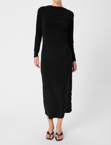 Rochie medie Soaked In Luxury, negru