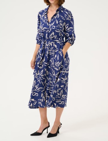 Rochie medie Kaffe, albastru