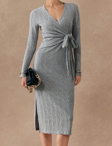 Rochie medie SHEIN, gri